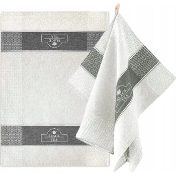 Utěrka Utěrka kuchyňská hadřík ZWOLTEX BLACK TEA, šedá, 200 g, 50x70 cm