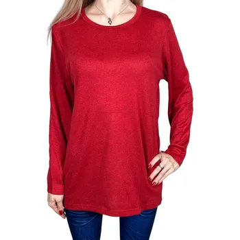 Dámské tričko s dlouhým rukávem ALOHA Barva: Červená, Velikost: L