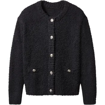Dámský svetr esmara® Dámský kardigan (černá, L(44/46))