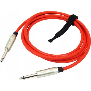 Audio kabel Kabel Electric Sound jack 6,3 mm - jack 6,3 mm červený 3 m