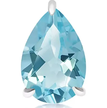Přívěsek Josva S Blue Topaz - stříbrný přívěsek s modrým topazem