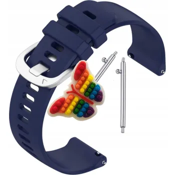 IP kamera Pásek Řemínek pro Rubicon Chytré Hodinky SMARUB011, Silikon Spona Sr Tmavě modrá