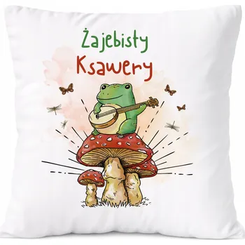 Polštář Polštář pro Franka jako Dárek s potiskem bílý PoliDraw