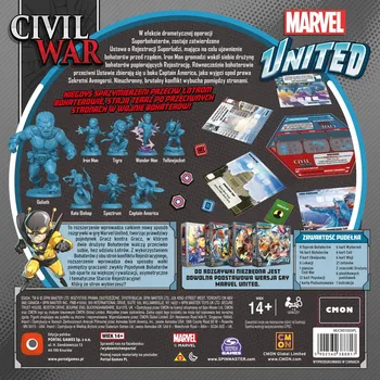 Desková hra Stolní hra Marvel United: Občanská válka (česká edice) Portal Games