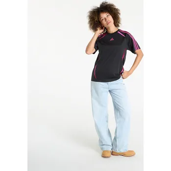 Dámské tričko Tričko adidas Adicolor Teamgeist Loose T-Shirt Black XS