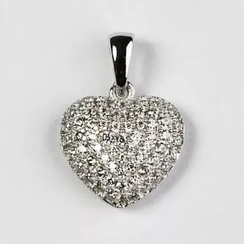 Přívěsek Letitia Silver - stříbrný přívěsek se zirkony