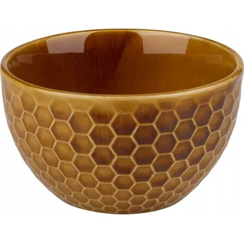 Miska na snídani, na cereálie, na polévku, okrová 320ml, 4 vzory