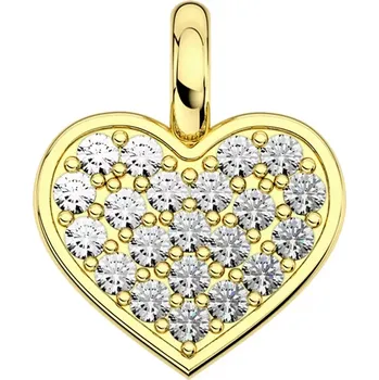 Přívěsek Tereza Gold - přívěsek ze žlutého zlata se zirkony