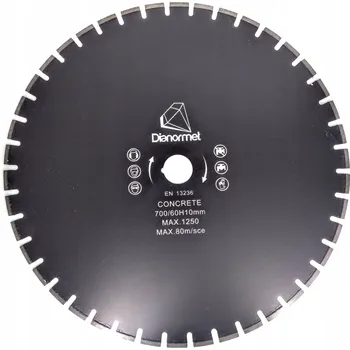 Řezný kotouč DIAMANTOVÝ KOTOUČ 700mm NA SILKU, BETON, DLAŽBU, CIHLU