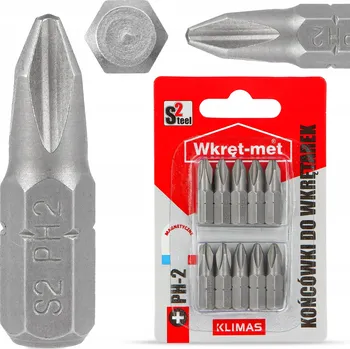 Bit Bity do šroubováku Wkręt-met PH-S2-01050 10 Ks.