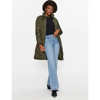 JDY Zimní bunda 15305658 Zelená Regular Fit S