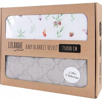 Dětská deka Dětská deka Velvet Minky Polar 75x100 Lulando pro miminka