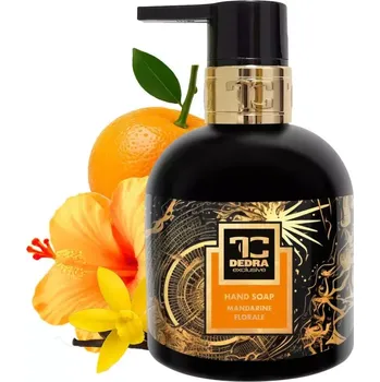 Mýdlo DEDRA Přírodní zvláčňující mýdlo s glycerinem a Aloe vera, MANDARINE FLORALE , 320 ml