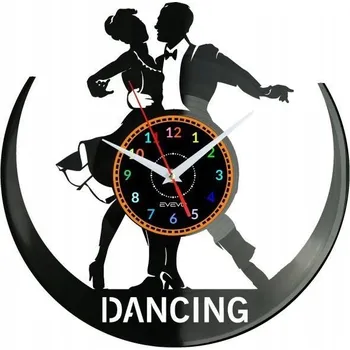 Hodiny Danceing Nástěnné hodiny Vinylová deska Moderní dekorativní Ur