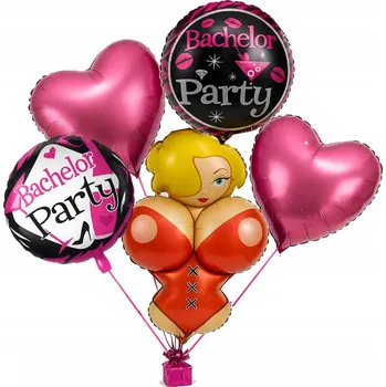 Balónek Sada balónků na rozlučku se svobodou Cycolina, párty, 5 ks