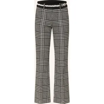 Dámské kalhoty Cambio Dámské Látkové Kalhoty Francoise, černá / bílá, 42