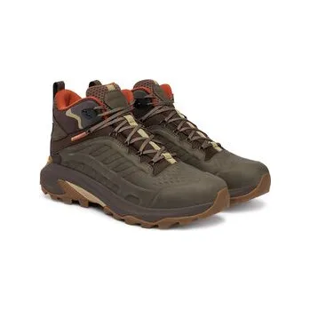Pánská sportovní obuv Merrell Trekingová obuv Moab Speed 2 Leather MID Waterproof J037781 Zelená 46