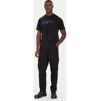 Karl Lagerfeld Jeans T-Shirt A4M17022 Černá Regular Fit XL