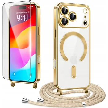 Pouzdro na mobilní telefon Zadní Kryt Erbord pro Apple iPhone 17 Pro zlatý