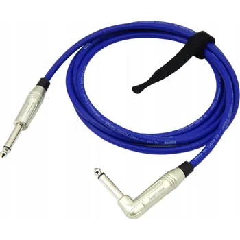 Audio kabel Kabel jack 6,3 mm - jack 6,3 mm Electric Sound ES JACK KLOTZ AC104 Amphenol KĄTOWY 0,5m BLUE 0,5 m