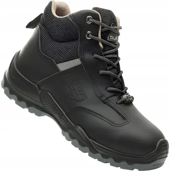 Pracovní obuv Pánské pracovní boty BOZP s ochranou protiskluzovou podrážkou, kožené, s ocelovou špičkou Talan 318, velikost 41