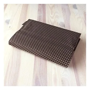 Obal na knihu Obal na knihu - Puntíky na hnědé (Univerzální - L)