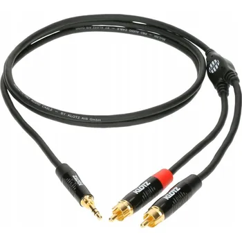 Audio kabel Kabel Klotz KY7-300 Klotz minijack (3,5 mm) – 2x RCA (cinch) 3 m