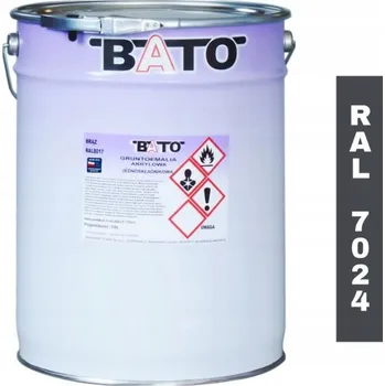 barva na zeď Základní Nátěr akrylová jednosložková barva BATO RAL 7024 GRAFIT 10L