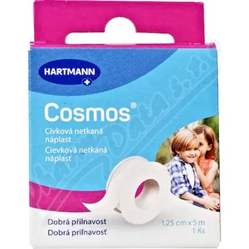 Náplast COSMOS cívková jemná náplast 1.25cmx5m 1ks