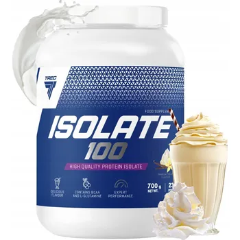 Protein Trec Nutrition Isolate 100 proteinový izolát 700g - Smětanovo-vanilková příchuť