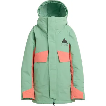 Dívčí bunda Burton Kids' Ascutney 2L Jacket - soft sage/peach echo 152