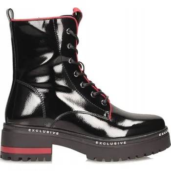 Dámská zimní obuv Dámské zimní workery nad kotník Filippo lakované kotníkové boty vel. 40