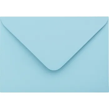 Obálka Barevné obálky C6 ART KING 25 kusů sada barev světle modrá dopisní papír