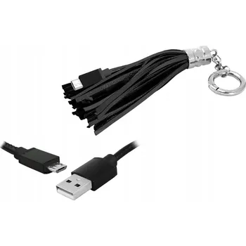 Datový kabel Kabel LTC USB - microUSB typ B 0,2 m černý