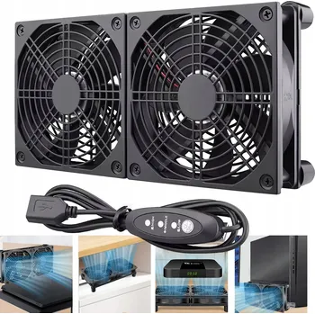 PC ventilátor USB VENTILÁTOR CHLADÍCÍ 3 RYCHLOSTI 120 mm 5V
