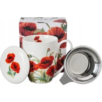 Hrnek Duo Poppies porcelánový 380 ml