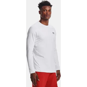 Pánské tričko Under Armour Pánské Pánské tričko Under Armour UA CG Armour Fitted Crew Bílá S (2917099)