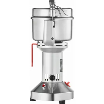 Kuchyňský mlýnek SucceBuy Elektrický Mlýnek na Obilí 2000W s Časovačem Z Nerezové Oceli Stříbrná