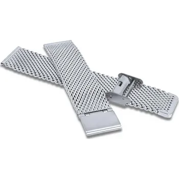 Hodinky Stříbrný kovový tah LAVVU MESH Band Gun Silver - 22