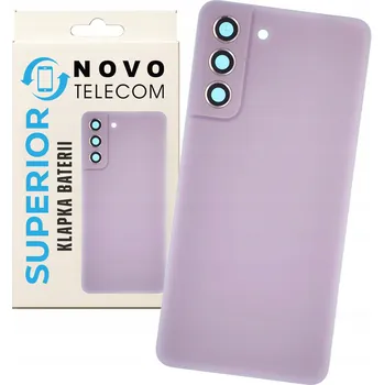 Pouzdro na mobilní telefon Klapka baterie Fialová pro Samsung Galaxy S21 FE Zadní Kryt Sklo Panel Zadní