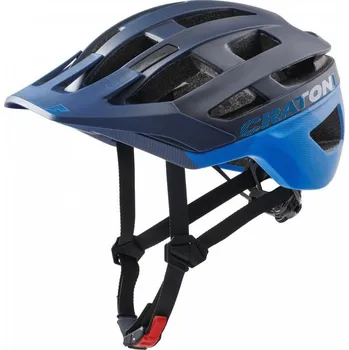 Cyklistická přilba Helma CRATONI AllRace Blue Matt - S/M (52-57cm) (Nový model Cratoni AllRace zaujme svou nízkou hmotností pouhých 250 gramů. Větrání s propracovaným systémem Air Flow s 19 otvory, na kterém se podílí i design kšiltu je vynikající a pomáhá udržet chladnou h