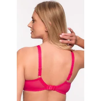 Podprsenka Polovyztužená podprsenka Gaia Ariel Fuksiová 65F