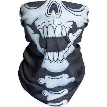 Karnevalová maska Amscan / Reithmüller Nákrčník s maskou Lebka