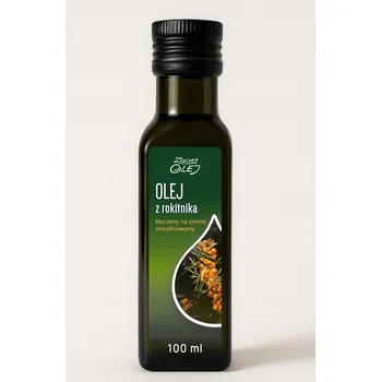 Přisada na vaření a pečení Rakytníkový olej sibiřský 100ml nerafinovaný ZIELONY OLEJ Rakytníkový