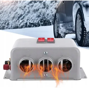 Ventilátor topení a klimatizace Topidlo ventilátor automobilová 12V 800W s 3 výdechy