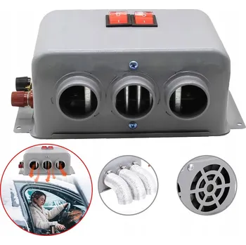 Ventilátor topení a klimatizace NEZÁVISLÉ TOPENÍ 12V SPALINOVÉ TOPENÍ DO AUTA 3 VÝDECHY 500-800W