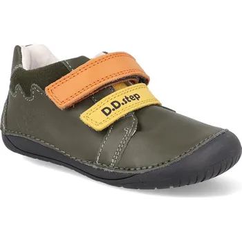 Dívčí obuv Barefoot dětské kotníkové boty D.D.step - S070-52141 zelené Velikost: 21