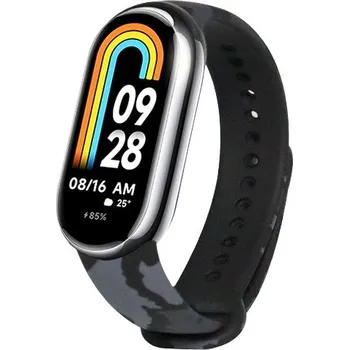 Sportovní měřič Xiaomi Maskáčový (kamufláž) - Mi Smart Band 8/9/10 náhradní náramek Barva: Šedá MBSCZ-8KAM02