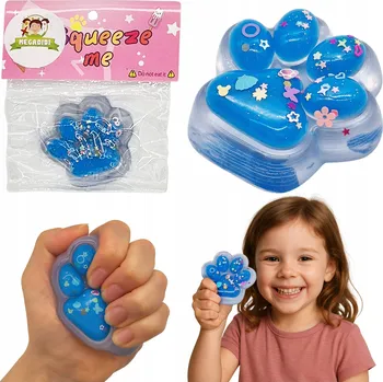 Hračka pro nejmenší MAČKACÍ HRAČKA kočičí tlapka VOŇAVÁ antistresová SQUISHY kočička