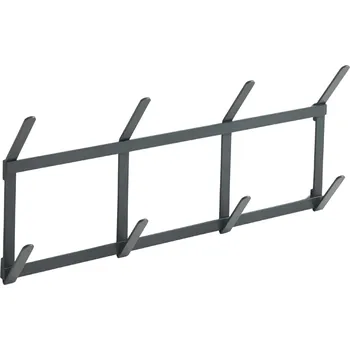 Věšák Hay, Nástěnný věšák Tape S černý - Formadore